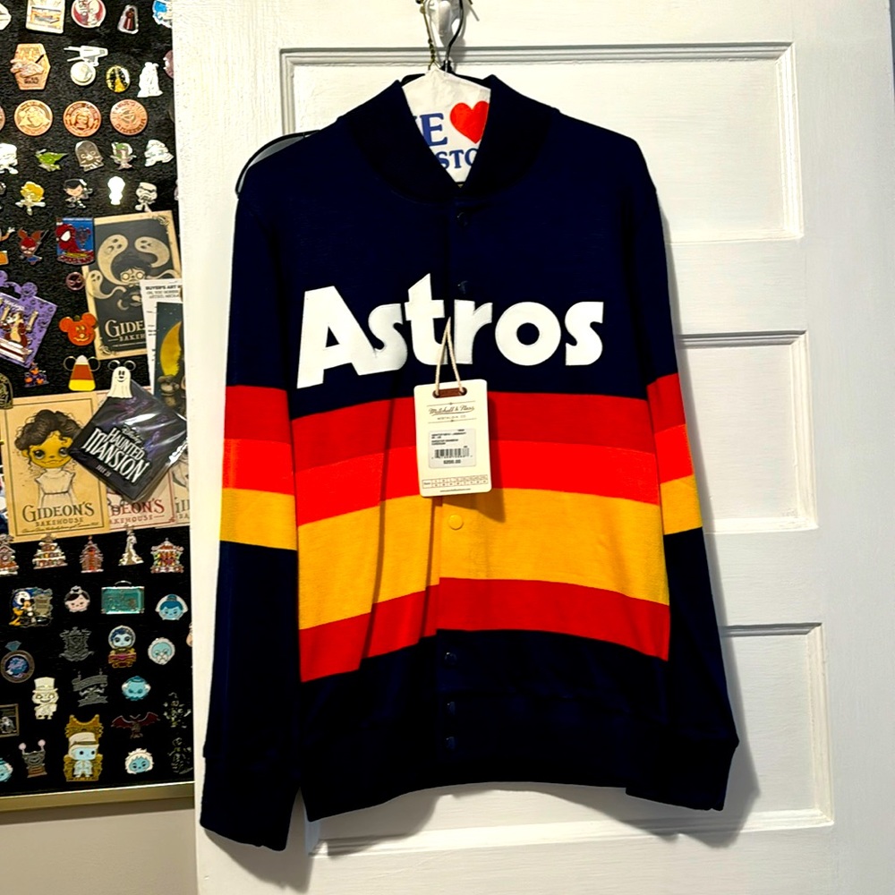 MITCHELL & NESS MLB AUTHENTIC SWEATER HOUSTON ASTROS 86